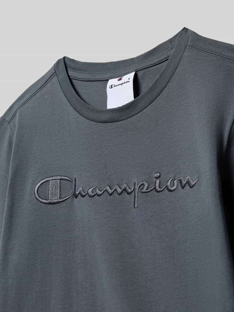 Champion T-shirt met labelstitching