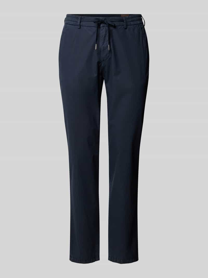 G1920 Slim fit broek in effen design, model 'TAIKAN'