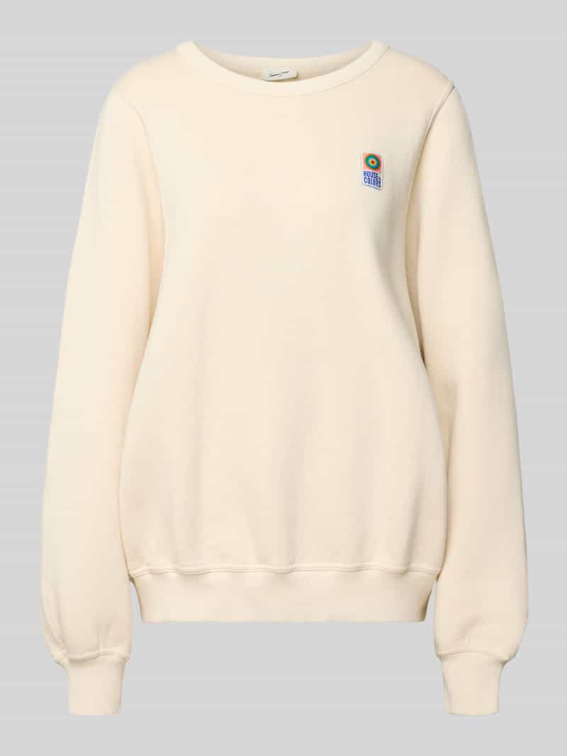 American vintage Sweatshirt met ribboorden model 'FIKY'