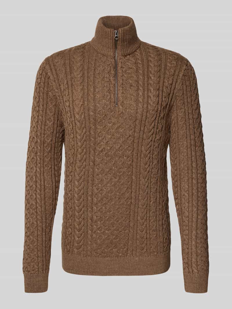 JACK & JONES Premium Gebreide pullover met ribboorden model 'BLUSEAN'
