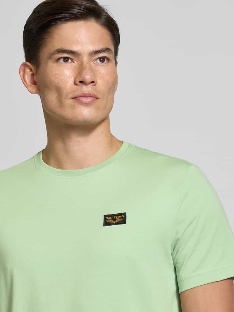PME Legend T-shirt met labeldetail