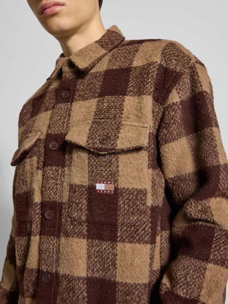 Tommy Jeans Loose fit vrijetijdsoverhemd met all-over motief