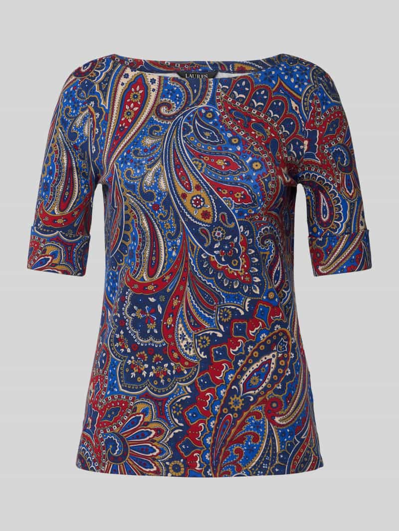 Lauren Ralph Lauren T-shirt met 3 4-mouwen