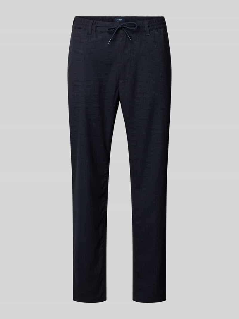 MCNEAL Tapered fit stoffen broek met Elastische band