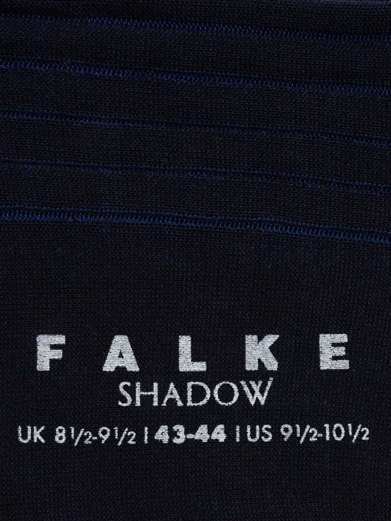 Falke Kniekousen met ribstructuur model 'Shadow'