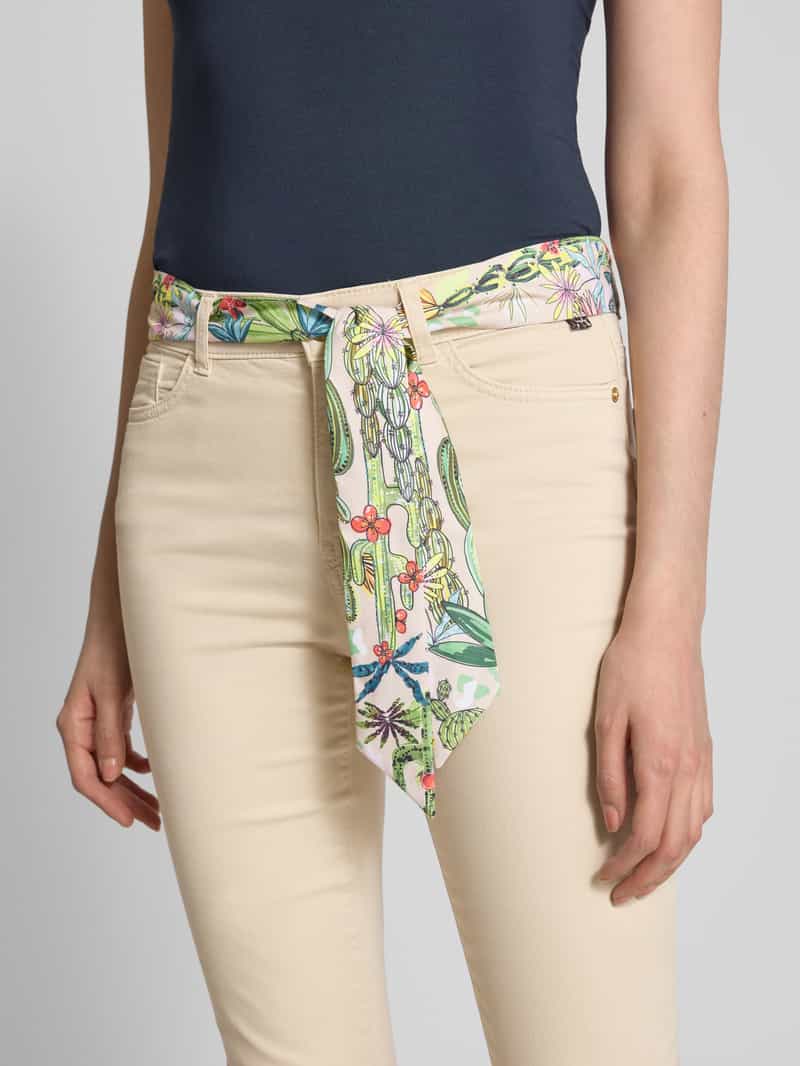Marc Cain Jeans met stoffen riem