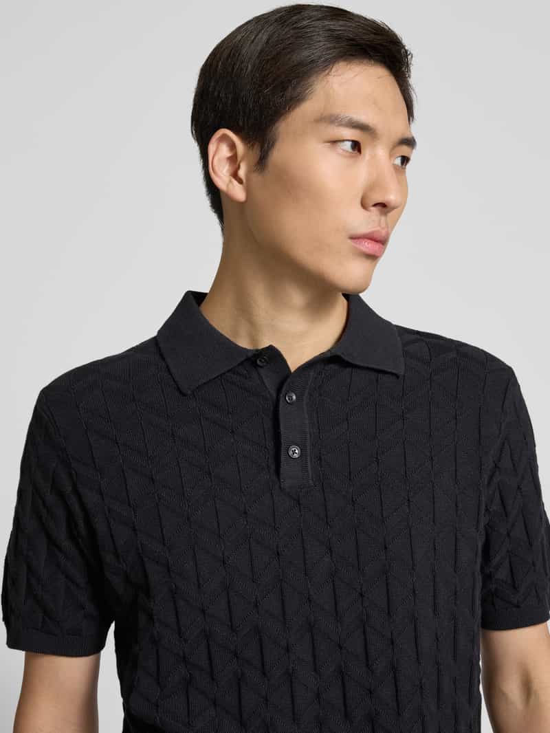 MCNEAL Slim fit poloshirt van puur katoen