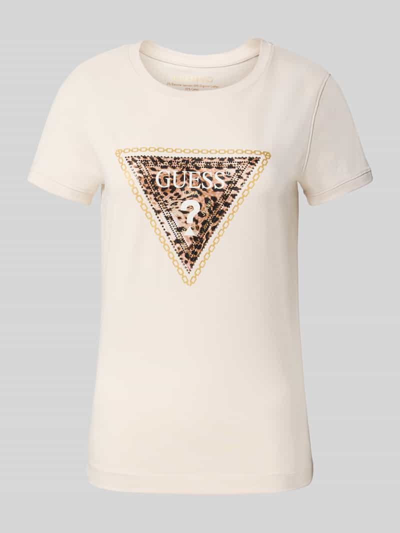 Guess T-shirt met ronde hals