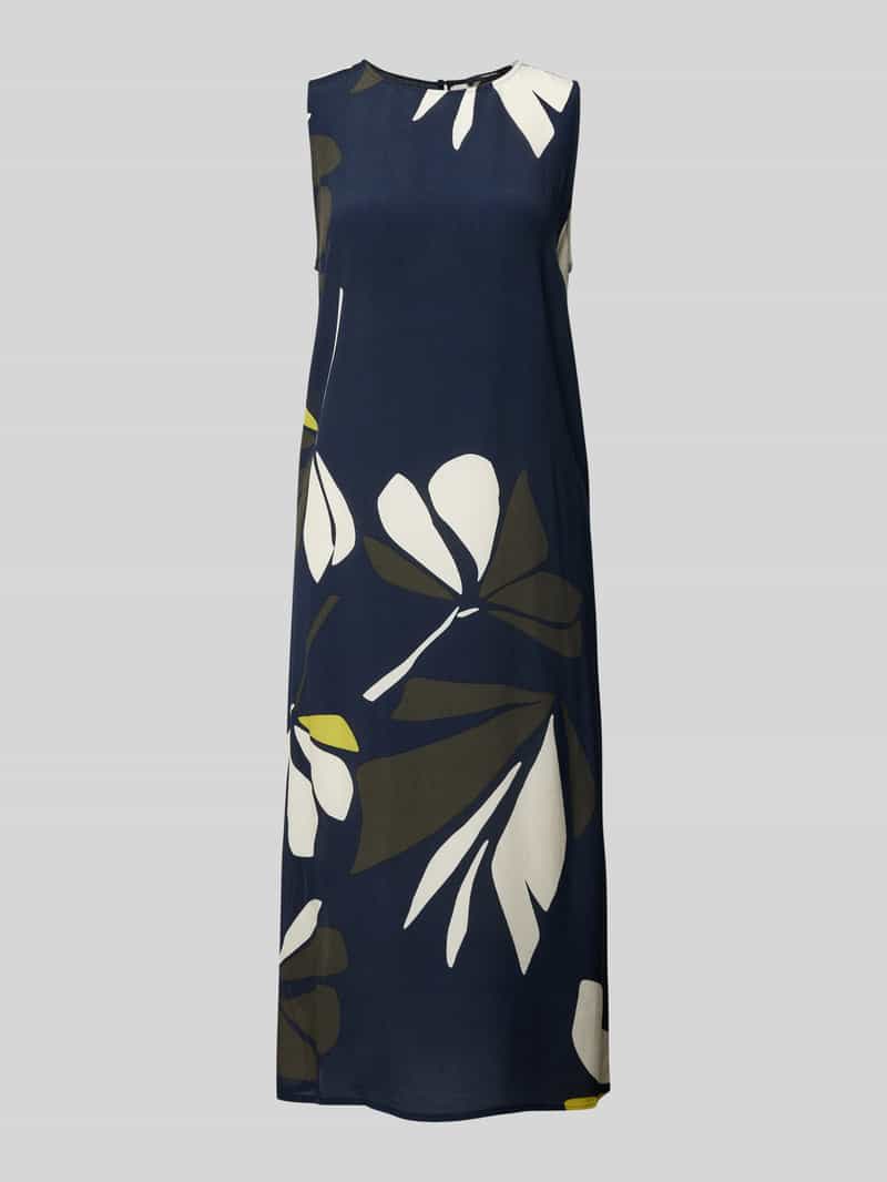 Someday Midi-jurk met ronde hals, model 'Qariel'