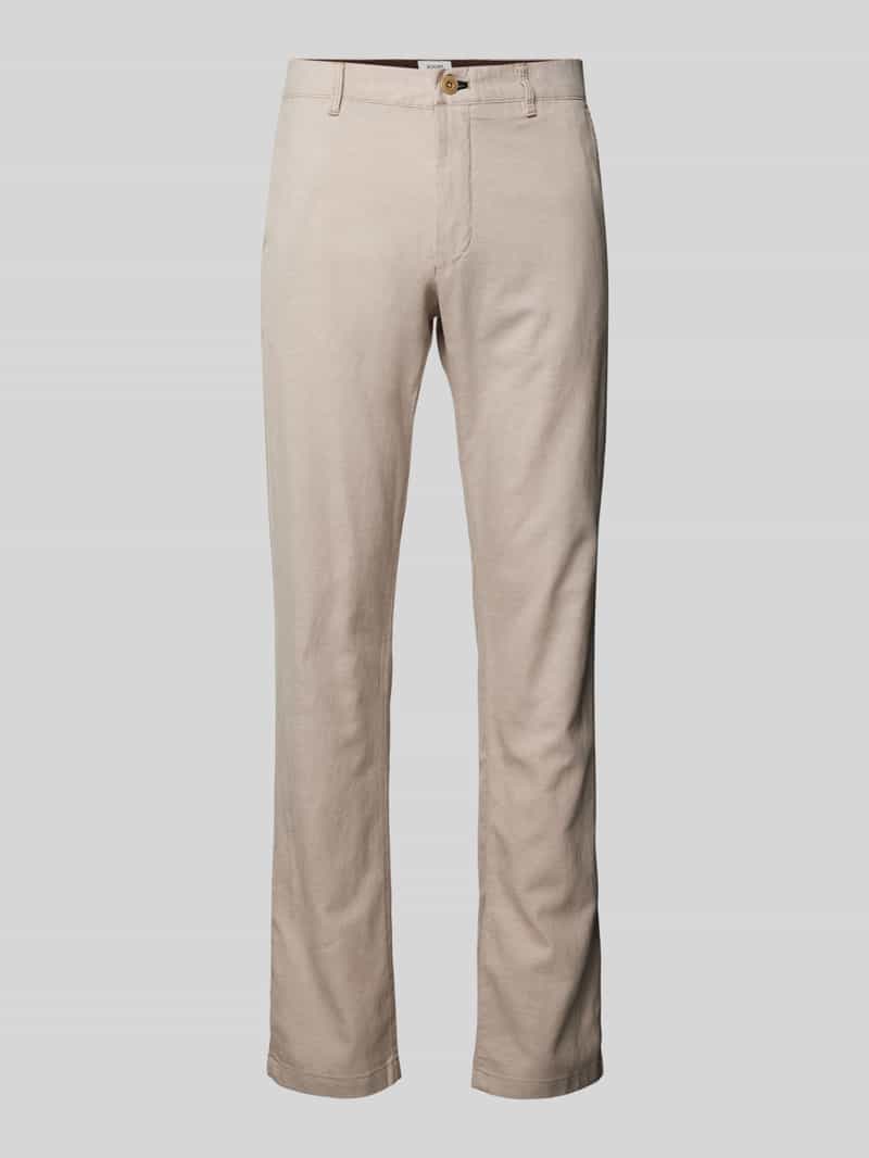 JOOP! JEANS Modern fit chino met riemlussen model 'Matthew'
