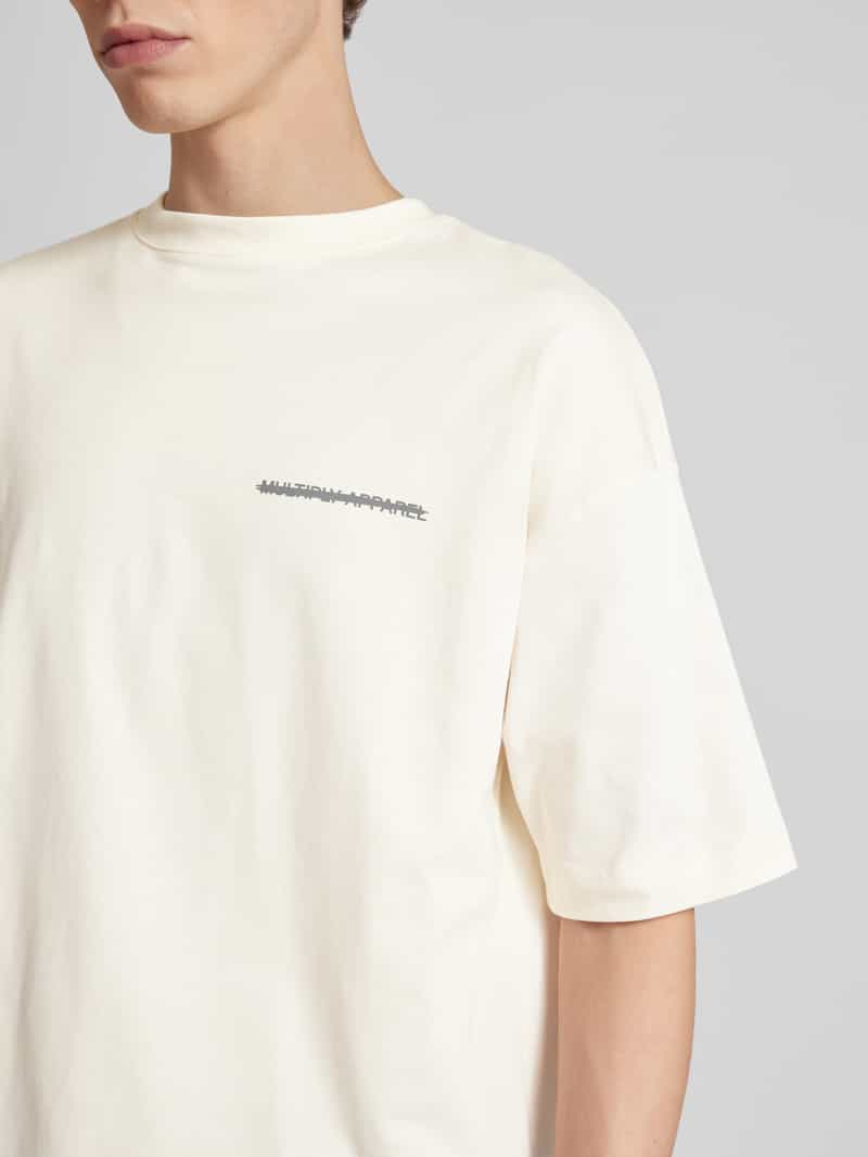 Multiply Apparel Oversized T-shirt met ronde hals