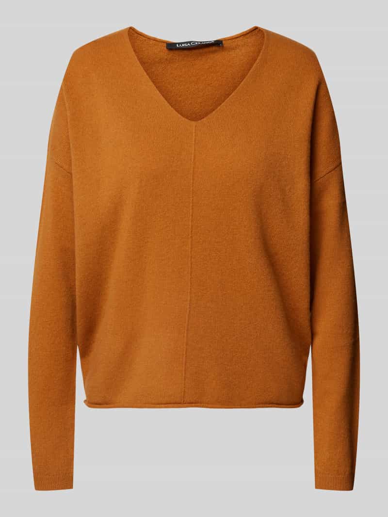 LUISA CERANO Gebreide pullover met V-hals