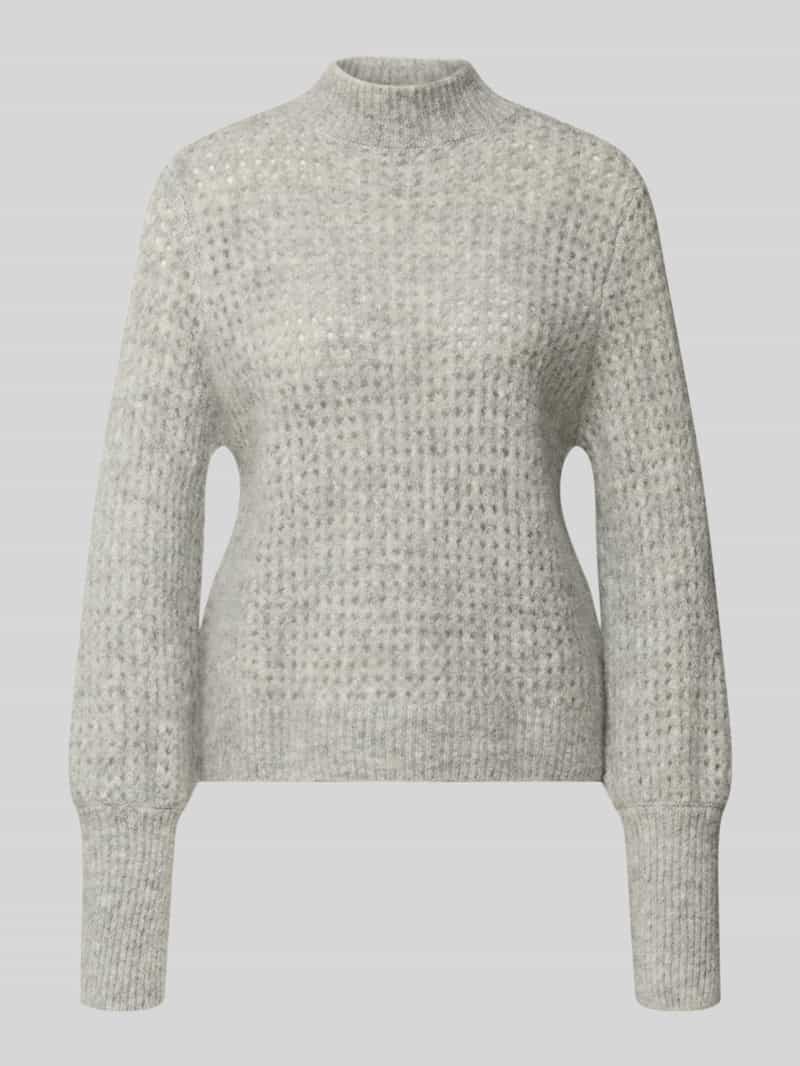 LANIUS Regular fit pullover van alpacamix en met wol