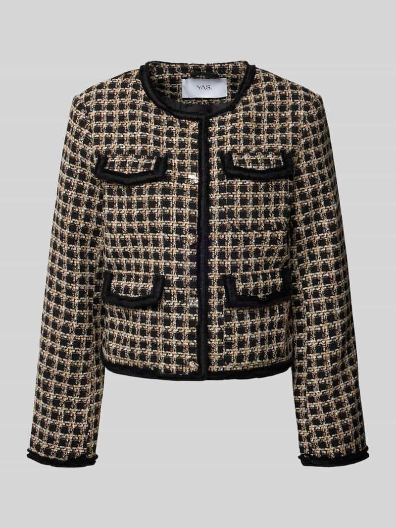 YAS Slim fit jack in bouclélook model 'VISMO'