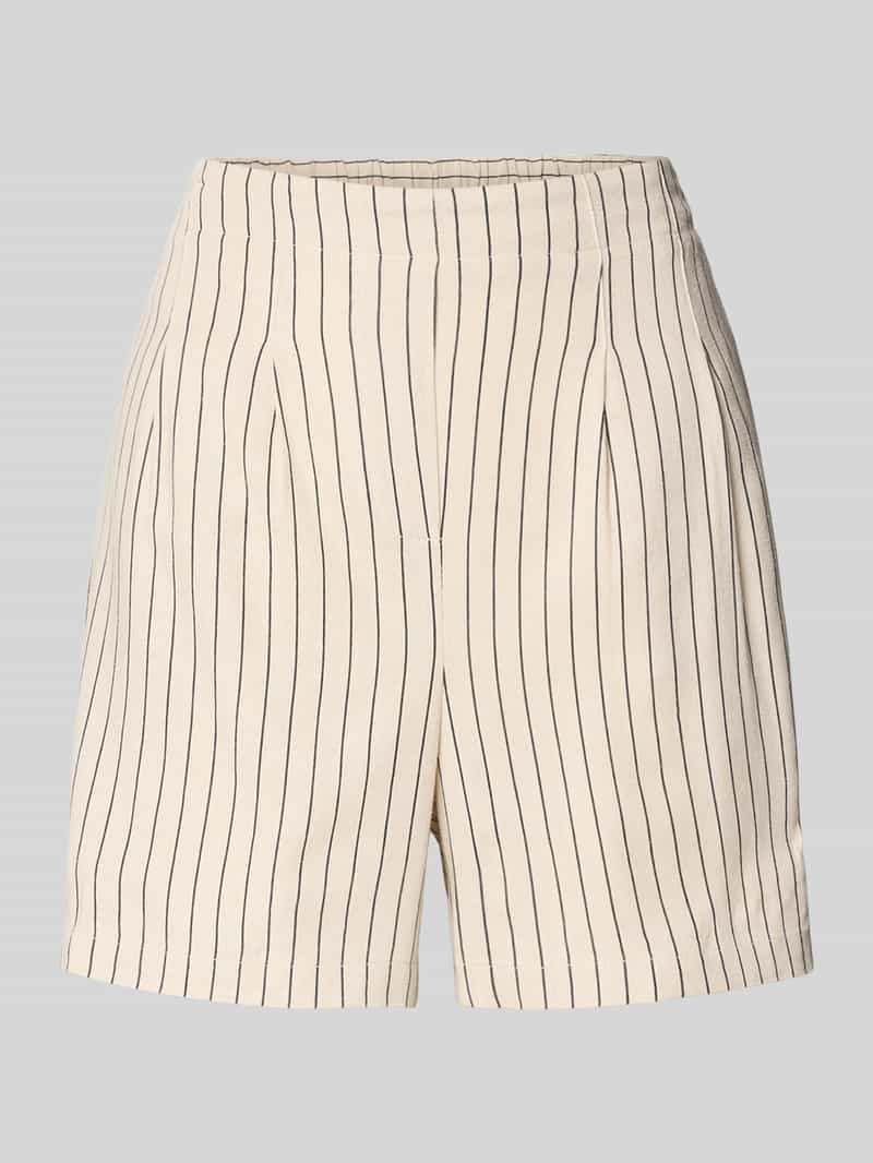 Vero Moda Regular fit korte broek van een mix van viscose en linnen model 'JESMILO'
