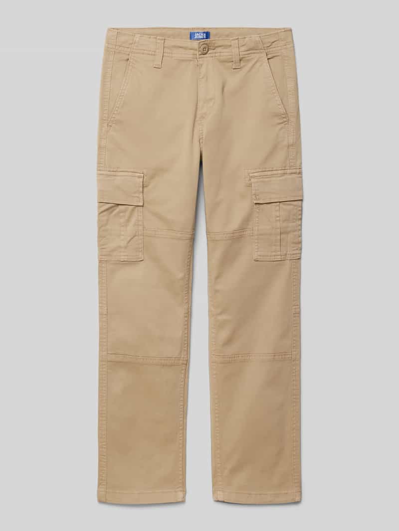 jack & jones Regular fit cargobroek met steekzakken model 'KANE'