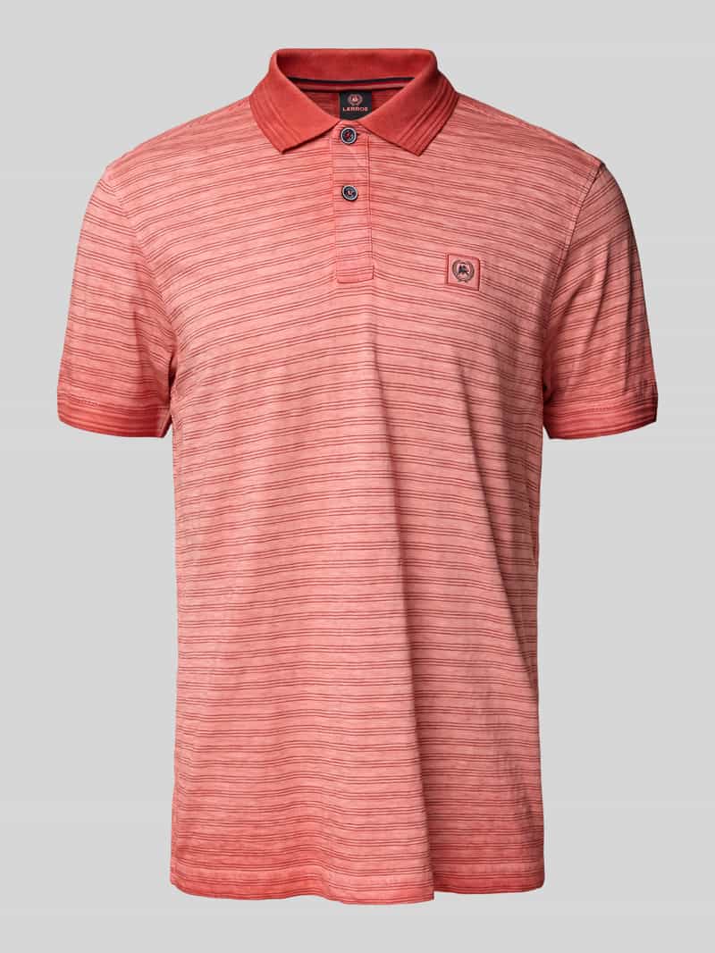 Lerros Poloshirt  gestreept poloshirt voor heren