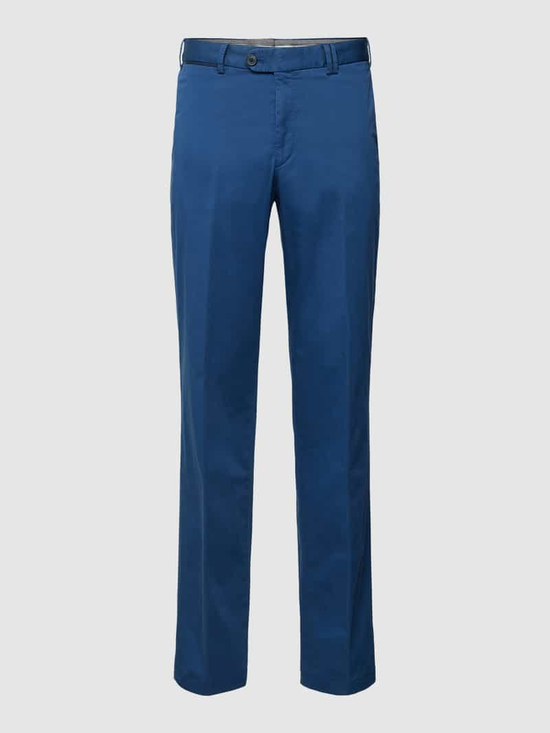 Hiltl Slim fit broek met persplooien, model 'PEAKER'