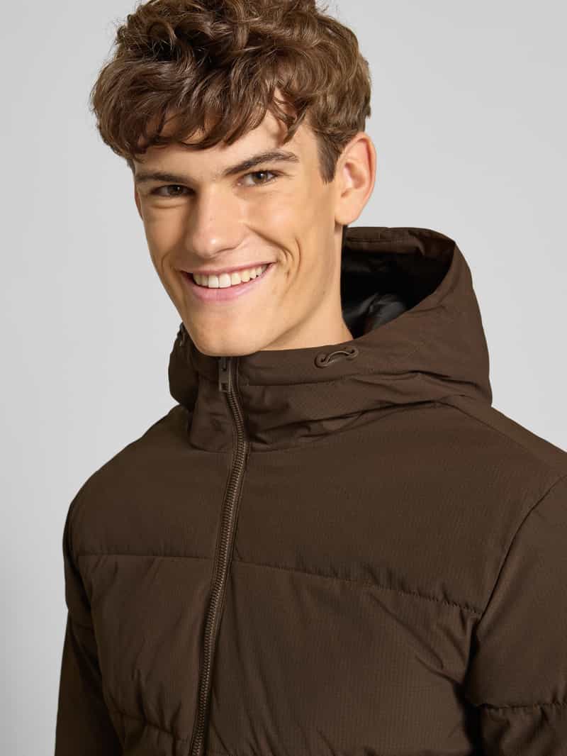jack & jones Gewatteerd jack met capuchon
