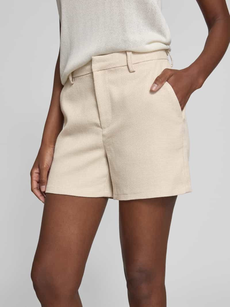 Vero Moda Regular fit korte broek met ceintuurlussen model 'FRIDA'