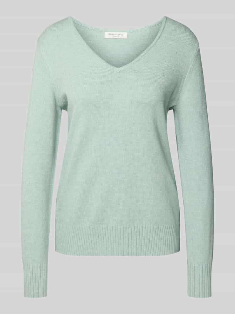 Christian Berg Woman Regular fit shirt van lange mouwen van viscosemix in gebreide look