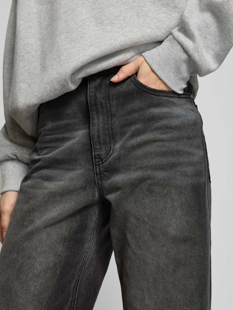 Review Baggy fit jeans met viscose in 5-pocketmodel