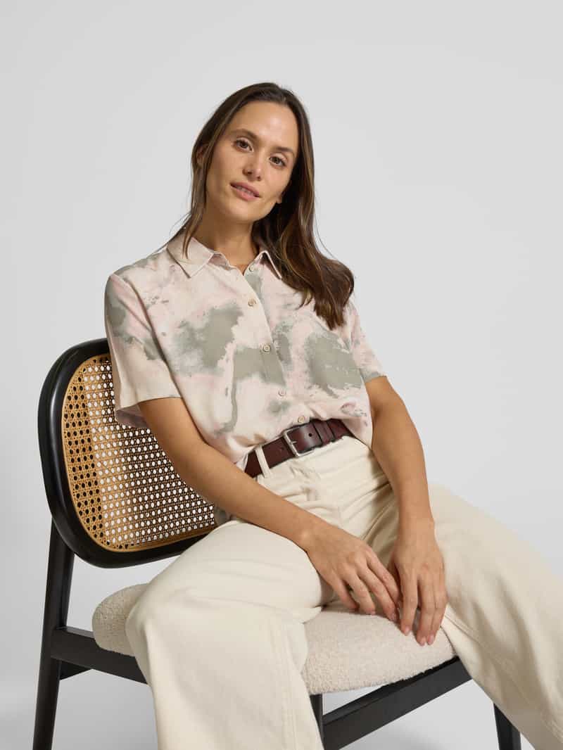 Jake*s Casual Overhemdblouse met knoopsluiting