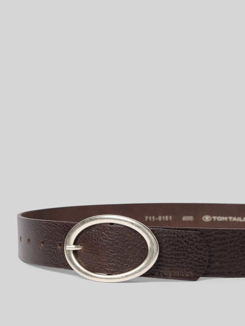 Tom Tailor Riem van glad leer
