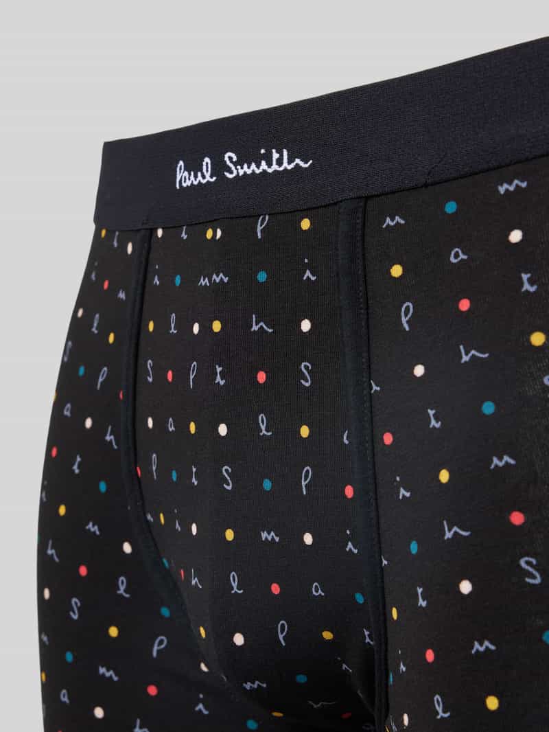 Paul Smith Boxershort met elastische band met logo in een set van 3 stuks