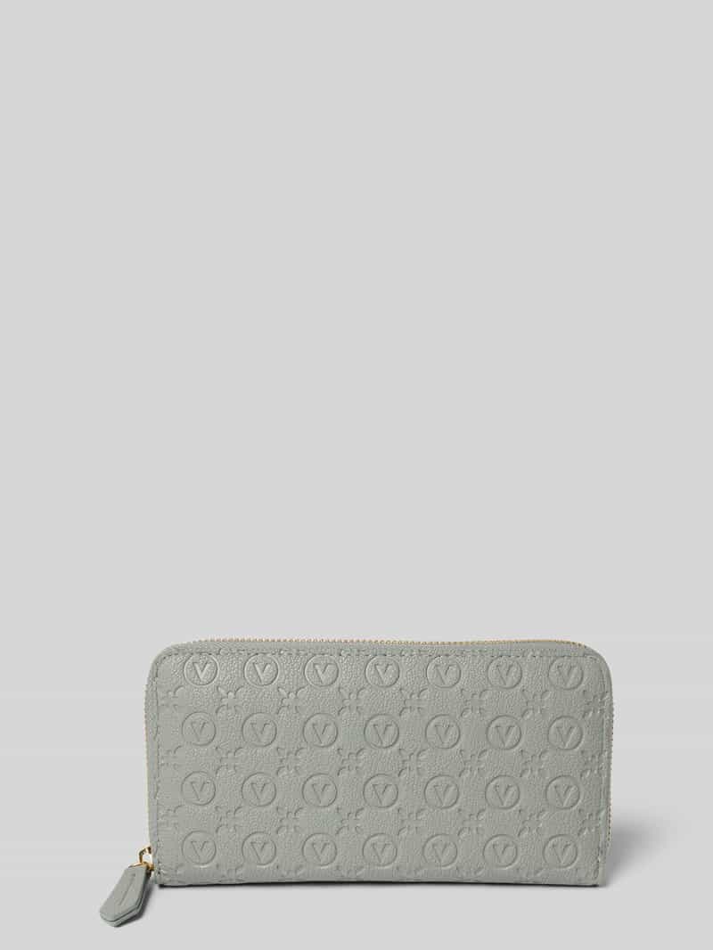 VALENTINO BAGS Portemonnee met all-over reliëflogo model 'Samba'