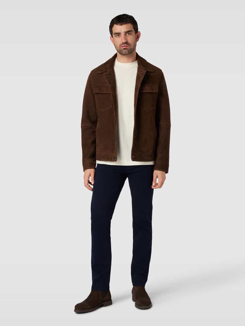 Boss slim fit chino donkerblauw, foto 5