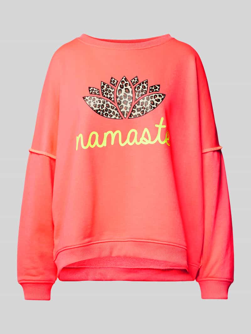 miss goodlife Oversized sweatshirt met ribboorden
