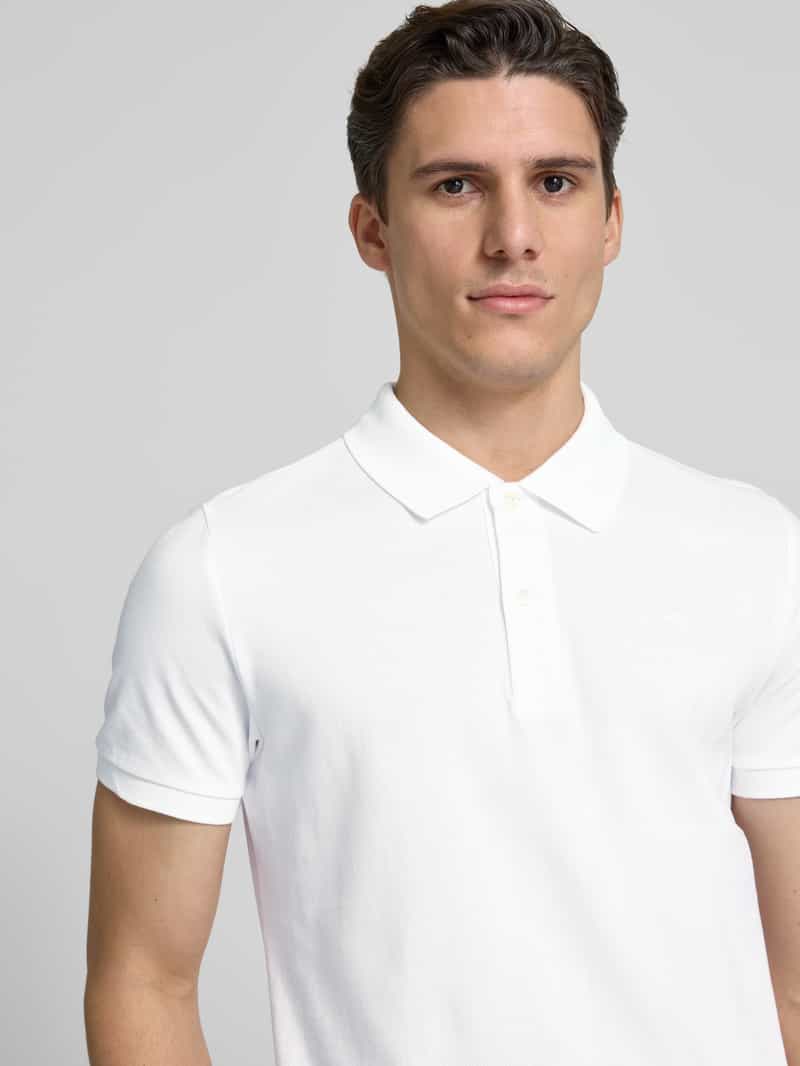 Geox Regular fit poloshirt met polokraag