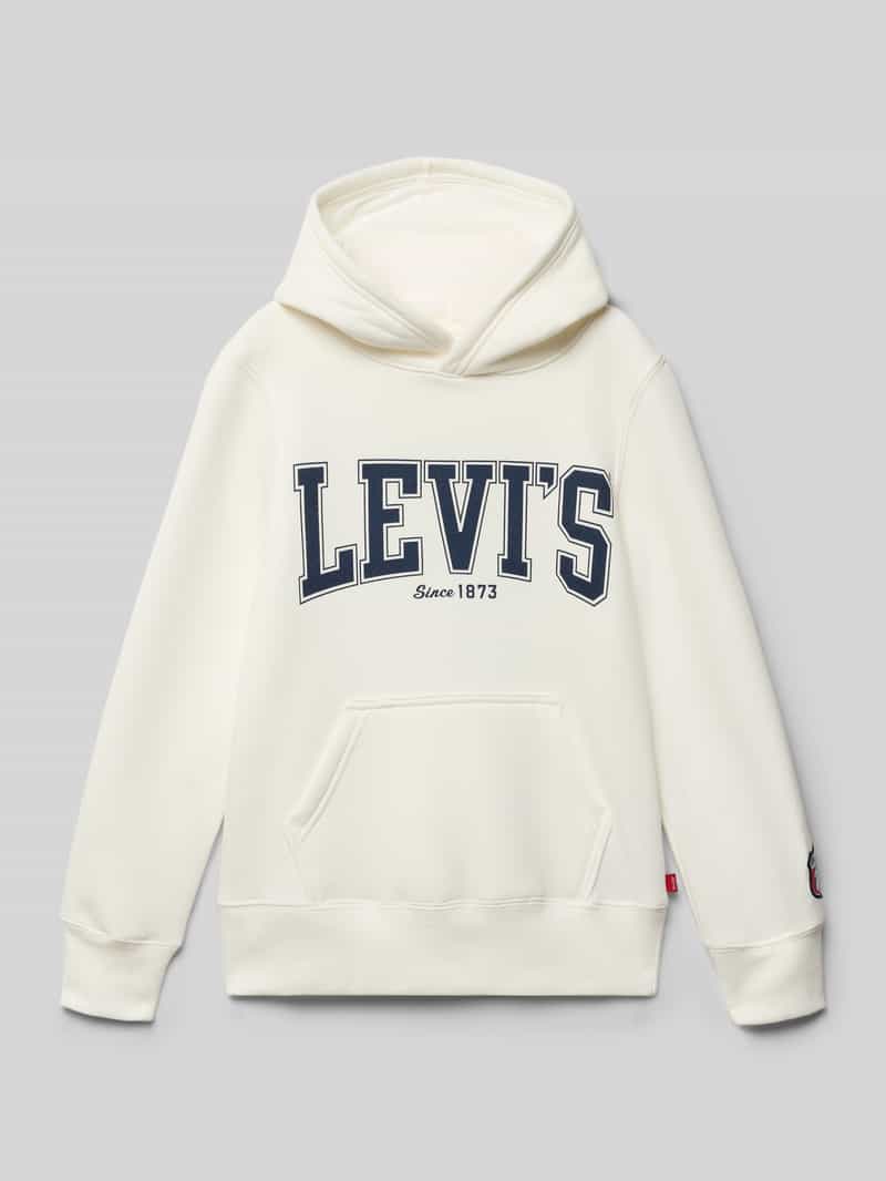 Levi s Kids Hoodie met kangoeroetas model 'THE GREAT HIGHWAY'
