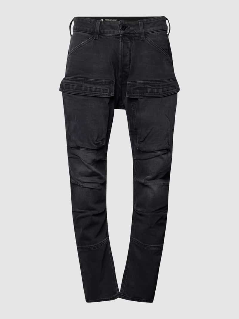 G-Star Raw Straight tapered fit cargobroek met labeldetails