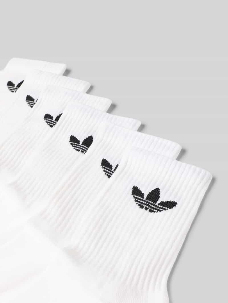 Adidas Trefoil Cushion sokken wit set van 6, foto 3