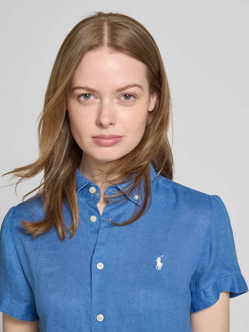 Polo Ralph Lauren Regular fit linnen blouse met button-downkraag