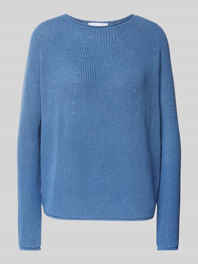 Rich & Royal Gebreide pullover met ronde hals