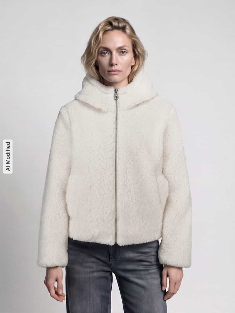 Vero Moda Teddyjack met capuchon