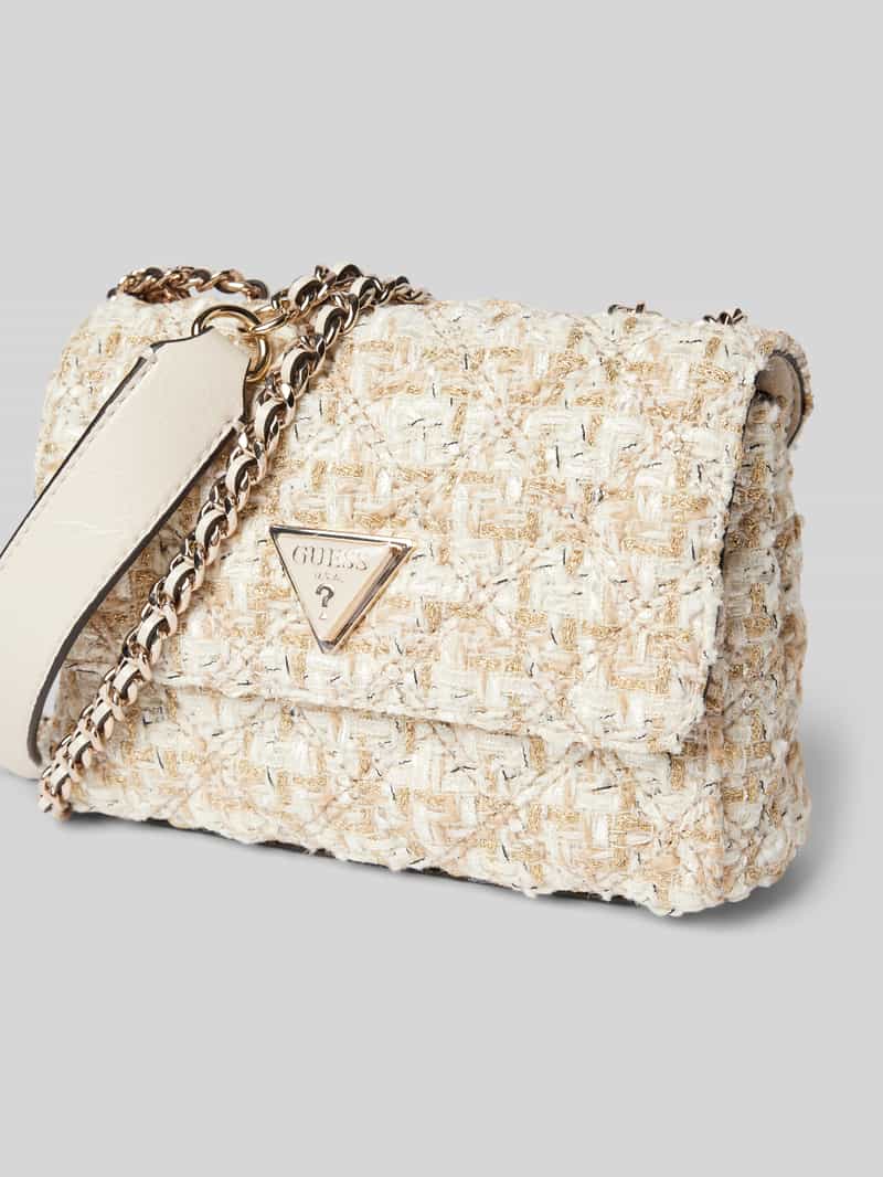 Guess Handtas met labelapplicatie model 'GIULLY'