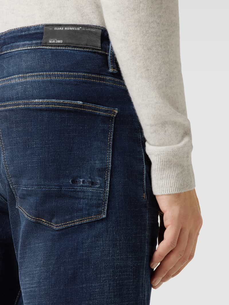 ELIAS RUMELIS Tapered fit jeans in 5-pocketmodel model 'Dave'