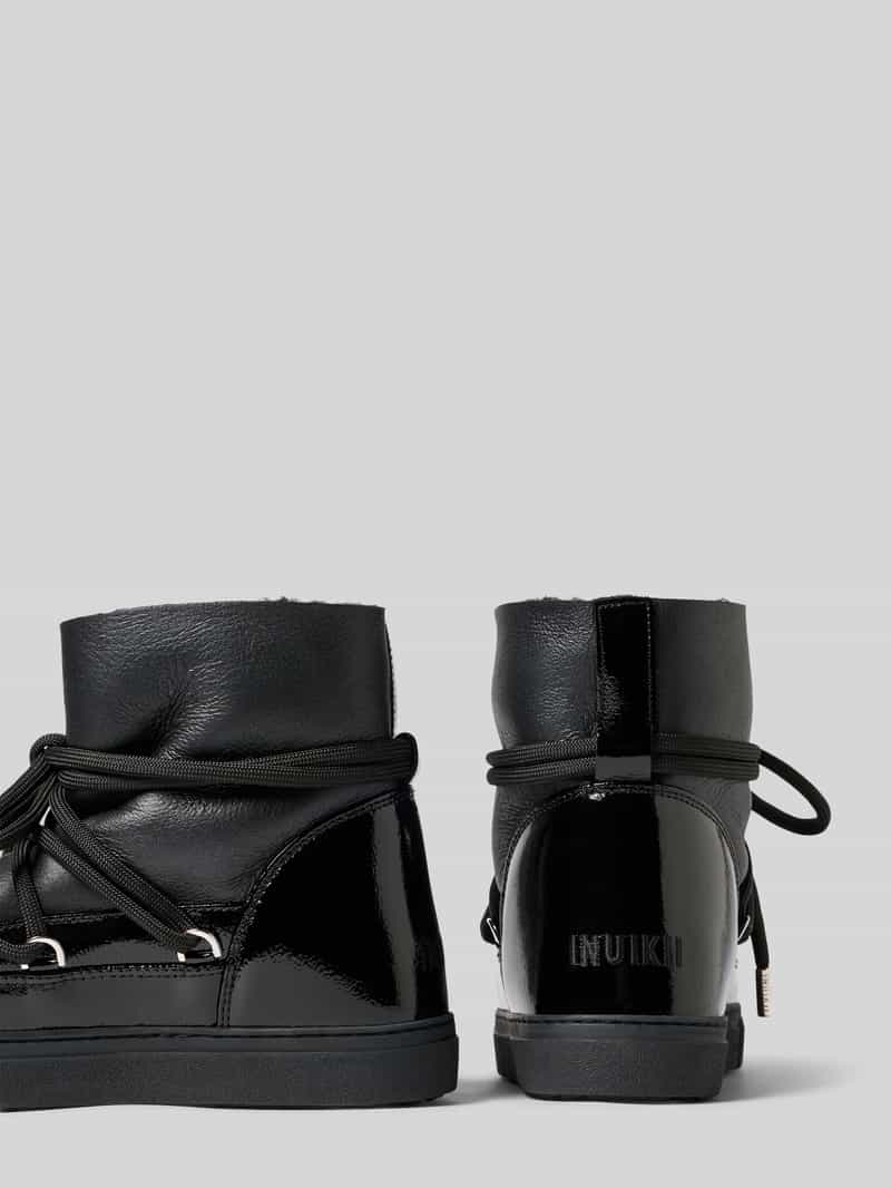 INUIKII Snowboots van leer model 'GLOSS'
