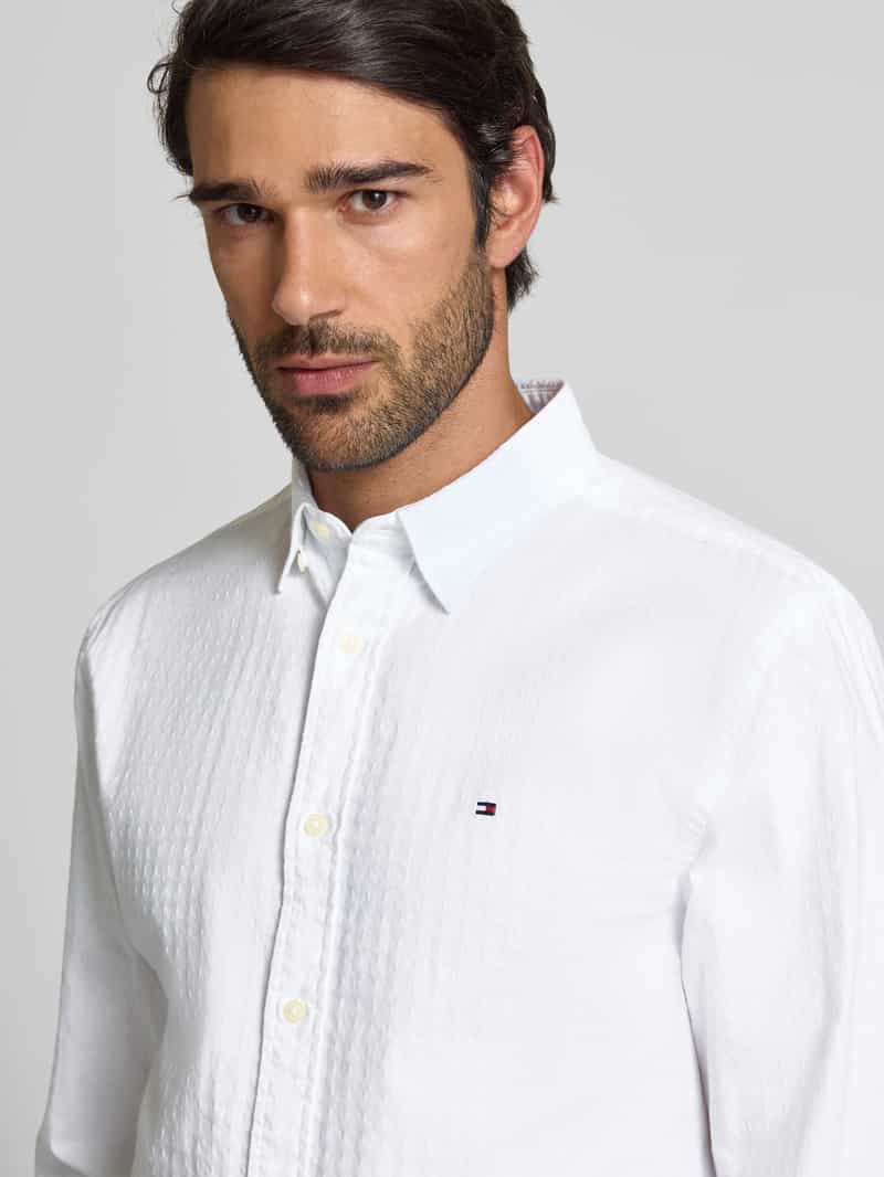 Tommy Hilfiger Regular fit vrijetijdsoverhemd van puur katoen