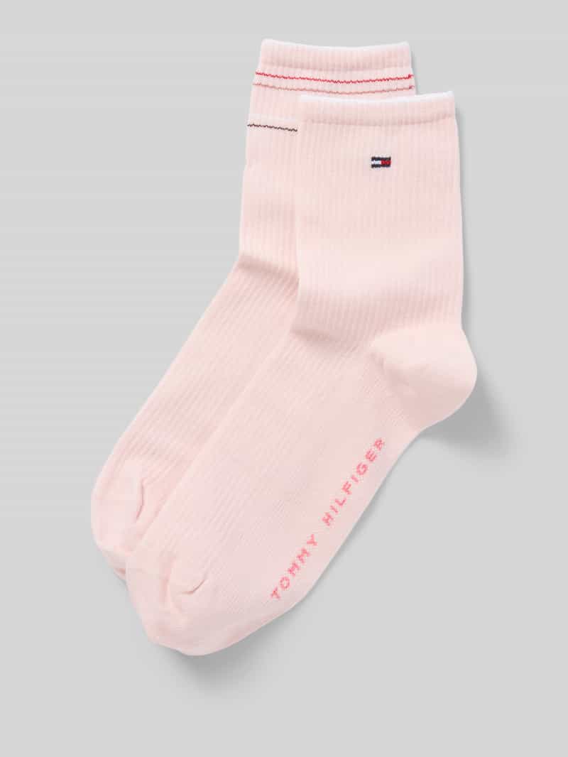 Tommy Hilfiger Sokken met elastische ribboordjes in een set van 2 paar