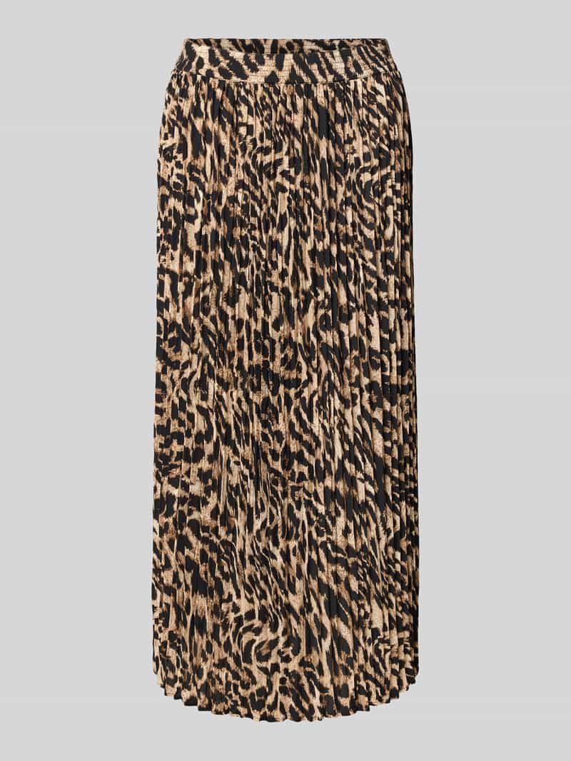 Betty Barclay Midirok met plissévouwen en elastische band