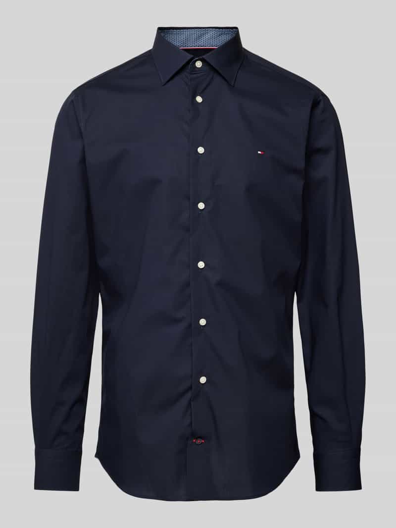 Tommy Hilfiger Regular fit zakelijk overhemd met labelstitching model 'John'