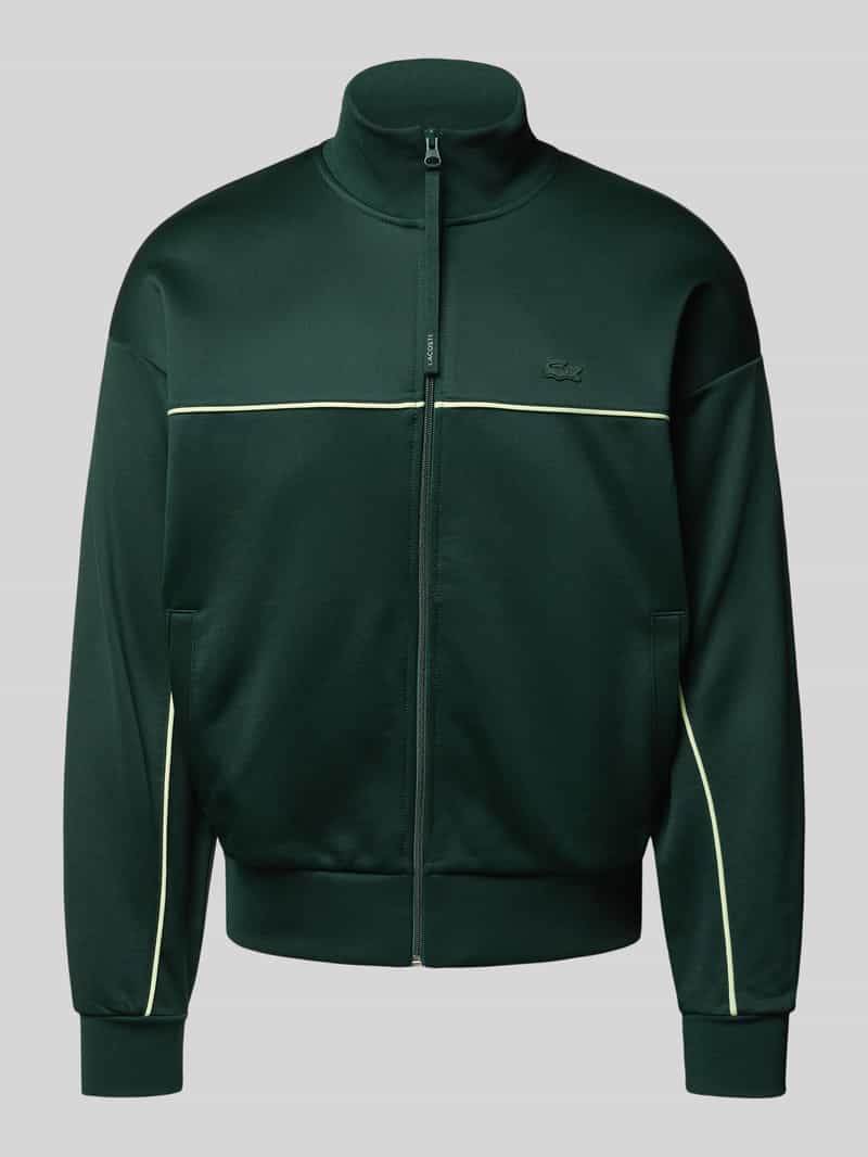 Lacoste Loose fit sweatjack met katoen