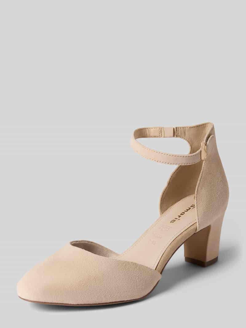 Pumps van echt leer