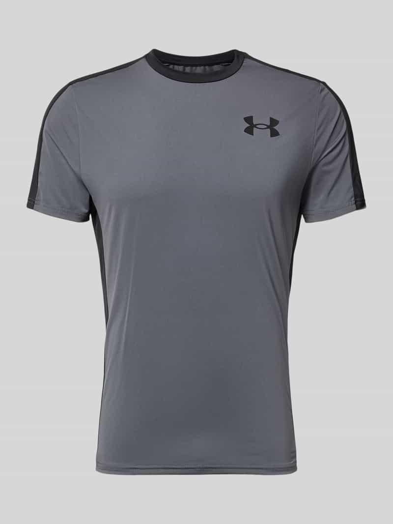 Under Armour T-shirt met geribde ronde hals