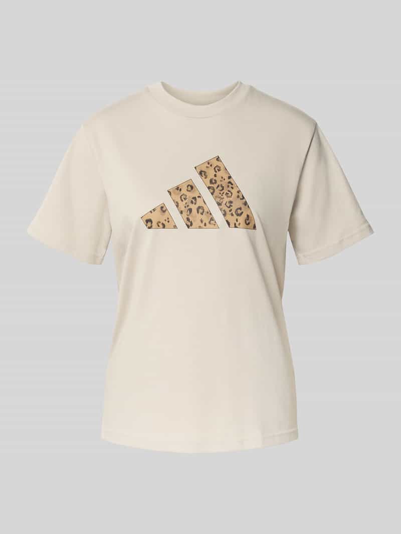 ADIDAS SPORTSWEAR T-shirt met logo en ronde hals